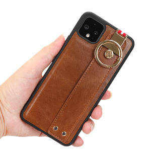 Étui de protection multifonctionnel en cuir PU avec dragonne pour <span class=keywords><strong>Google</strong></span> <span class=keywords><strong>Pixel</strong></span> 4 4XL <span class=keywords><strong>4A</strong></span> 4G <span class=keywords><strong>5G</strong></span> <span class=keywords><strong>Coque</strong></span> arrière en cuir - Product Image 2