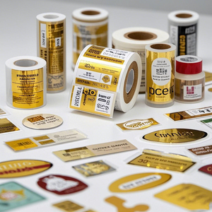 Tùy chỉnh vàng không thấm nước Logo mạnh mẽ dính Pet Nước hoa Mỹ phẩm chai Nhãn dán nhãn - Product Image 6