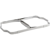 Chauffe-plats électrique rectangulaire de luxe en argent, vente chaude, pour la restauration