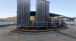 Vaporisateur d'<span class=keywords><strong>air</strong></span> ambiant pour gaz <span class=keywords><strong>liquide</strong></span> cryogénique en aluminium de haute qualité 350 Nm³/h, à haute efficacité d'échange thermique - Product Image 5