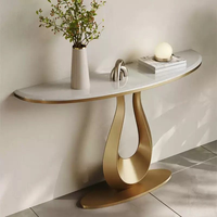 Console ultra-étroite en pierre microcristalline naturelle, style moderne et minimaliste, nouvelle collection, luxe léger, mobile, pour entrée