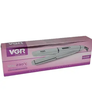 Prancha de cabelo profissional vg 500, fabricante de placa de cerâmica para alisar os cabelos, chapinha vg V-500