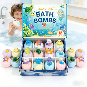 ชุดของเล่นอาบน้ำเซอร์ไพรส์โอเชียน ลูกบอลเกลืออาบน้ำ 12 ชิ้น ชุดของขวัญลูกบอลอาบน้ำเกลือทะเล สำหรับเด็ก เสริมพัฒนาการ คลายเครียด - Product Image 1