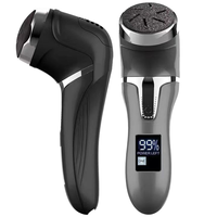 Alat Penghilang Kapalan Kaki Elektrik 2 Kecepatan dengan Layar LCD, USB Rechargeable, dan Vacuum Cleaner untuk Penggunaan di Mobil