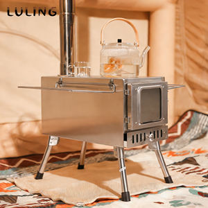 Estufa <span class=keywords><strong>de</strong></span> <span class=keywords><strong>Leña</strong></span> Portátil <span class=keywords><strong>de</strong></span> Acero Inoxidable <span class=keywords><strong>para</strong></span> Acampar al Aire Libre, <span class=keywords><strong>de</strong></span> la Fábrica Luling, <span class=keywords><strong>para</strong></span> Calefacción y Cocina - Product Image 1