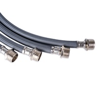 Tuyaux d'admission flexibles en acier inoxydable certifiés EPDM F1/2 F3/8