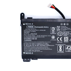 Batteries rechargeables FM08 à 8 cellules 14.4V 86WH, <span class=keywords><strong>batterie</strong></span> au Lithium pour ordinateur <span class=keywords><strong>portable</strong></span> <span class=keywords><strong>HP</strong></span> <span class=keywords><strong>Omen</strong></span> TPN-Q195 - Product Image 2