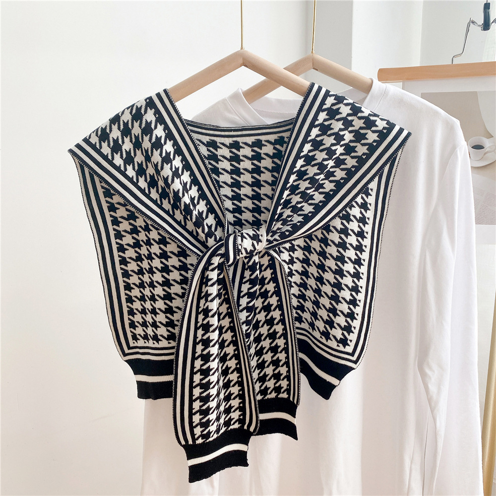 Pied de poule noir et blanc-4