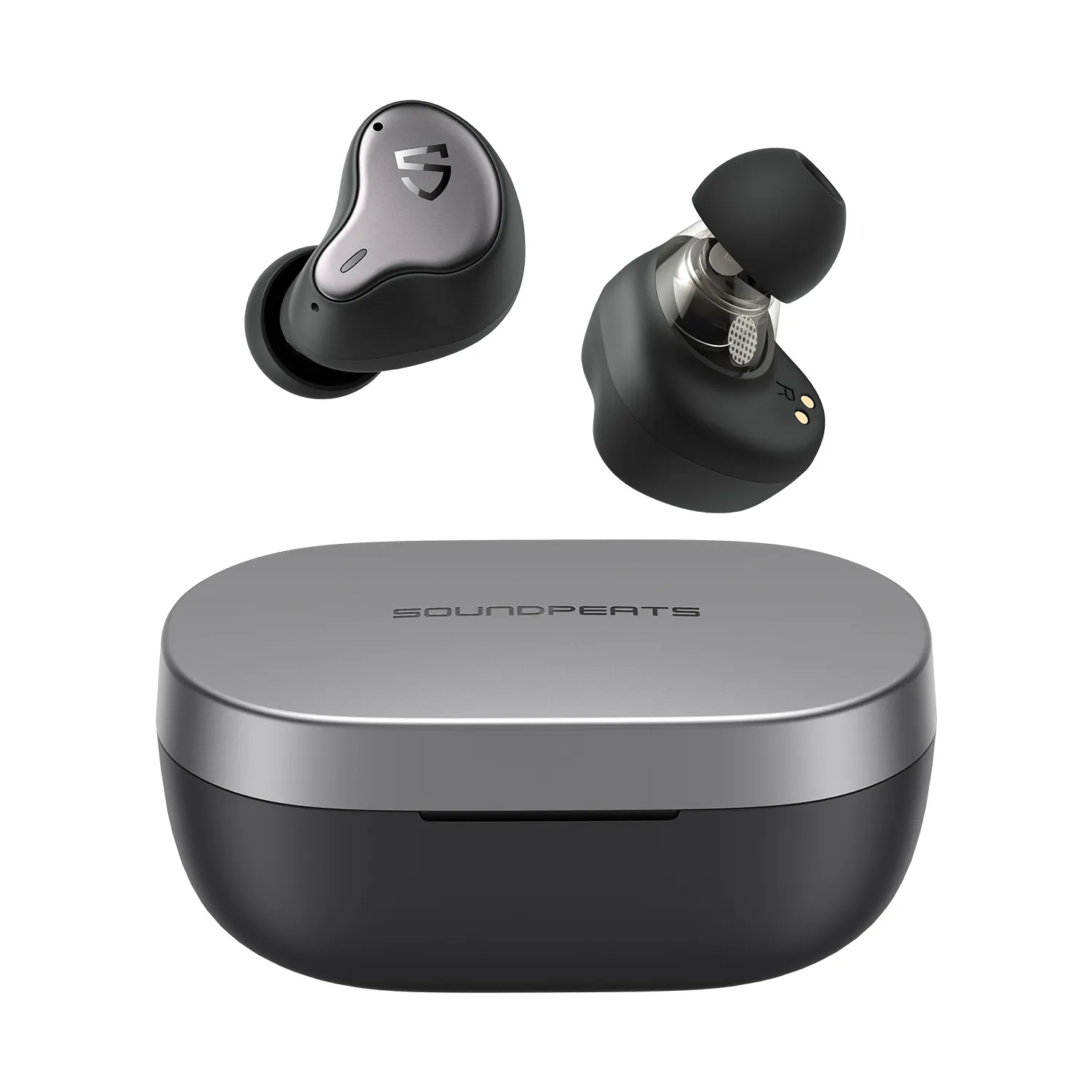 SoundPeats H1 BT 5.2 TWS Touch Control 8D HiFi Sound Headsets Aptx-adaptive True Wireless Stereo Earphones with Charging Case