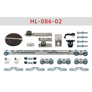 3 1 Schienen verbindungs steuerung Schiebetüren Kontaktsc halter Synchron isierte Aluminiums chiebetür - Product Image 2