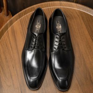 Original Italian-Style Men's Dress Shoes Handmade Genuine Leather <b>Pointed</b> Toe Oxford Loafers Party Summer Spring Breathable - Product Image 1