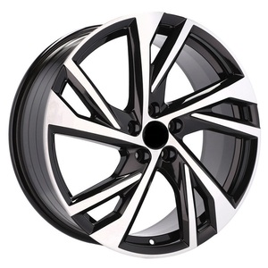 Cerchio in Alluminio JZB OEM Nuovo 17 Pollici 5x112 Finitura Nera Larghezza 9J Design Multirazze per Golf VIII <span class=keywords><strong>T</strong></span>-<span class=keywords><strong>Roc</strong></span> Touran B8 B9 - Product Image 3