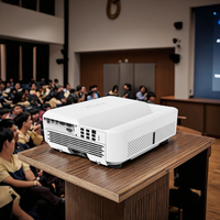 Projecteur laser 3LCD 4K haute luminosité pour les entreprises et les grands espaces, mise au point manuelle, 4K, clarté accrue, 5000-5500 lumens