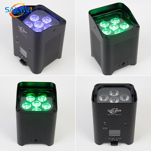 Sailwin không dây pin Powered Par <span class=keywords><strong>Wifi</strong></span> kiểm soát pin Par 4x18W rgbwauv 6in1 <span class=keywords><strong>LED</strong></span> pin mệnh uplight của sân khấu đám cưới - Product Image 6