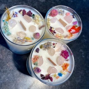 Productos de aromaterapia para el hogar, nuevas piedras preciosas de diseño, velas perfumadas de encanto con cristales y flores, Chakras, 2023 - Product Image 2
