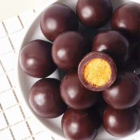 En gros personnalisé étiquette privée composé de lait halal mylikes boule de chocolat