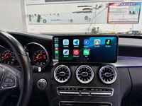 Écran Linux 12,8 pouces CarPlay Android Auto pour Mercedes Benz Classe C W205 GLC 2015-2018 Lecteur radio de voiture