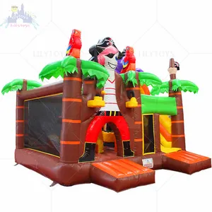 NOUVEAU Terrain de jeu gonflable Maison gonflable Commercial Pirates Combo pour enfants et adultes