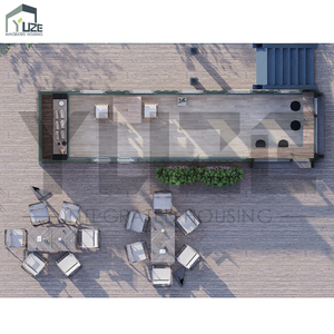 Đương Đại Trung Quốc prefab nhà hàng đôi-câu chuyện <span class=keywords><strong>container</strong></span> <span class=keywords><strong>cafe</strong></span> với ăn uống ngoài trời và mái boong - Product Image 5