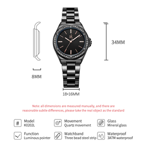 Shengke Top Luxury Ladies Relojes Estilos de moda Relojes de pulsera de cuarzo para <span class=keywords><strong>mujer</strong></span> Diseño original <span class=keywords><strong>Mujer</strong></span> Mejores <span class=keywords><strong>regalos</strong></span> Reloj - Product Image 6