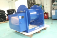 Enrouleur de câble industriel 380V 32A 50m avec roues, bobine de câble pour câbles d'extension électriques extérieurs