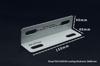 Rechtwinkliger, fester Eisenrahmen, weiß/schwarz beschichtete Oberfläche, 1,8 mm dicke Schichtplattenhalterung