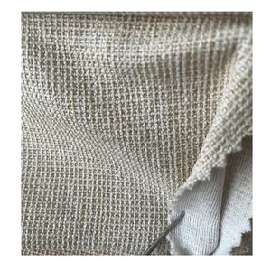 New design china fabric supplier woven special yarn polyester faux linen fabric sofa upholstery fabric