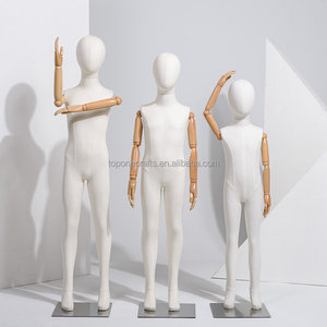 หุ่นโชว์เสื้อผ้าสำหรับเด็กแบบเต็มตัวทำจากไฟเบอร์กลาสหุ่นโชว์แบบยืดหยุ่นสำหรับร้านเสื้อผ้าบูติก - Product Image 5