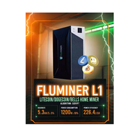 Fluminer L1 Pro 6Gh/s, mineur ASIC domestique à faible bruit pour l'algorithme Dogecoin Litecoin Scrypt, extraction de crypto-monnaies