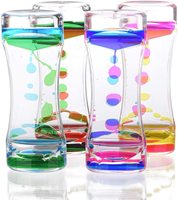 Lots de jouets sensoriels anti-stress en gros : minuteur liquide, mouvement à bulles, en ABS, unisexe