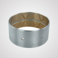 VA125390 poros kancing Bimetal Bushing VPJ2709 JF-800 tanpa minyak bantalan geser Bushing 5104199 SY konstruksi kuningan Bimetal perunggu