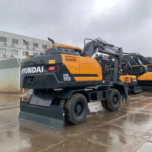 Escavatore Gommato da 15 Tonnellate HW155 <span class=keywords><strong>Hyundai</strong></span> Usato a Prezzo di Fabbrica Cinese per il Mercato Commerciale con Motore Potente - Product Image 1