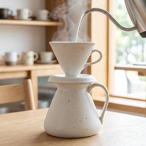 MSH ชุดดริปกาแฟเซรามิกเซรามิกสำหรับใช้ในเทศกาลคริสต์มาสกำหนดโลโก้ได้เองฉลากส่วนตัว V 60คู่มือให้เทลงบนเครื่องชงกาแฟ - Product Image 2