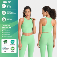 OEM ODM Débardeur de yoga pour femme, soutien-gorge de sport personnalisé avec étiquette privée, rembourrage amovible, dos nageur, pour entraînement, fitness et gym