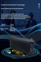 Gadget anti-écoute portable à ultrasons pour la protection contre l'enregistrement audio caché dans les portefeuilles et sacs à main