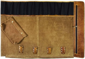 OEM personnalisé en <span class=keywords><strong>cuir</strong></span> véritable voyage multifonction <span class=keywords><strong>couteau</strong></span> de chef étui à roulettes - Product Image 6