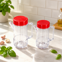 Pot de Rangement de Cuisine Ergonomique Grande Capacité Incassable pour Buffet Traiteur, Personnalisable ODM, pour Sauce Soja