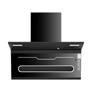 Womai Good Wife <span class=keywords><strong>Hotte</strong></span> <span class=keywords><strong>de</strong></span> <span class=keywords><strong>cuisine</strong></span> domestique <span class=keywords><strong>de</strong></span> qualité professionnelle, à aspiration double (supérieure et latérale), haute puissance d'aspiration, commande tactile, en verre trempé - Product Image 4