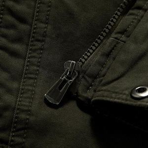 Fashion Style Men <span class=keywords><strong>Pilot</strong></span> Tactics Lässige Herbst Wind dichte warme weiche Baumwoll jacke mit losen Bomber mänteln - Product Image 6