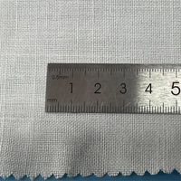 Tissu léger imprimé 175 g/m² en polyester flammé ignifuge et antistatique, effet lin synthétique, pour rideaux, chemises et robes