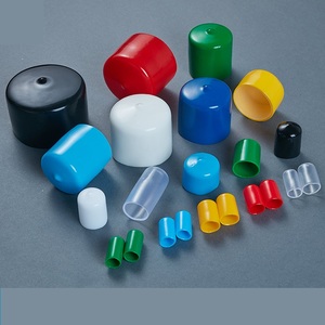 Đen cao su bảo vệ tay áo cho ống tròn nắp dây sắt với chủ đề bên ngoài sản phẩm cao su độc đáo - Product Image 1