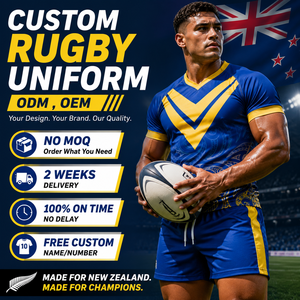 Ensembles de maillots de rugby personnalisés, sublimation intégrale, uniformes de rugby pour hommes, kits personnalisés avec nom d'équipe imprimé, 100% polyester respirant - Product Image 1