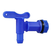 Robinet de fût en plastique 3/4 po avec joint EPDM, matériaux conformes FDA, raccord NPT pour fûts en plastique de plusieurs gallons