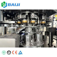 Mesin Produksi Lini Pengisian, Pengalengan, dan Penyegelan Minuman Berkarbonasi Kaleng Aluminium Otomatis Berkualitas Tinggi