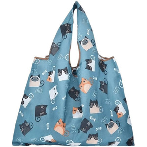 Bolsa de Compras Plegable Grande, Bolso Tote Portátil, Bolso de Mano para Mujer, Vertical, Gran Capacidad, para Viajes y Compras - Product Image 5