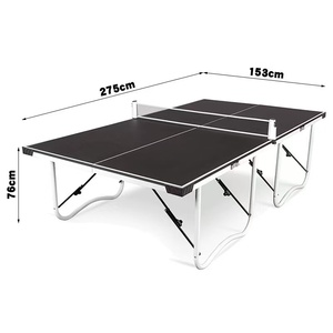 <span class=keywords><strong>Table</strong></span> de <span class=keywords><strong>ping</strong></span>-<span class=keywords><strong>pong</strong></span> de taille standard pour la maison, design portable facile à transporter, <span class=keywords><strong>table</strong></span> de tennis de <span class=keywords><strong>table</strong></span> pliable pour l'intérieur et l'extérieur - Product Image 3