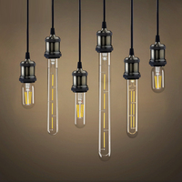 Светодиодные лампы E27 Edison LED Corn AC220V 2700K 4000K 6000K с винтажной нитью накала, для жилых помещений, высокая светоотдача, энергосберегающие, угол рассеивания 360°, CRI90