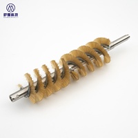 Brosse à rouleaux spirale industrielle en nylon à ressort hélicoïdal, personnalisable, densités faible, moyenne et élevée