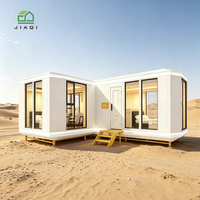 50 ° Capsule spatiale résistante à la chaleur pour l'Arabie Saoudite NEOM, maison modulaire de luxe en aluminium avec isolation PU de 15 cm, pod de villégiature