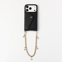 Casing ponsel aksesori mewah casing ponsel dengan tali selempang casing ponsel untuk iPhone 17